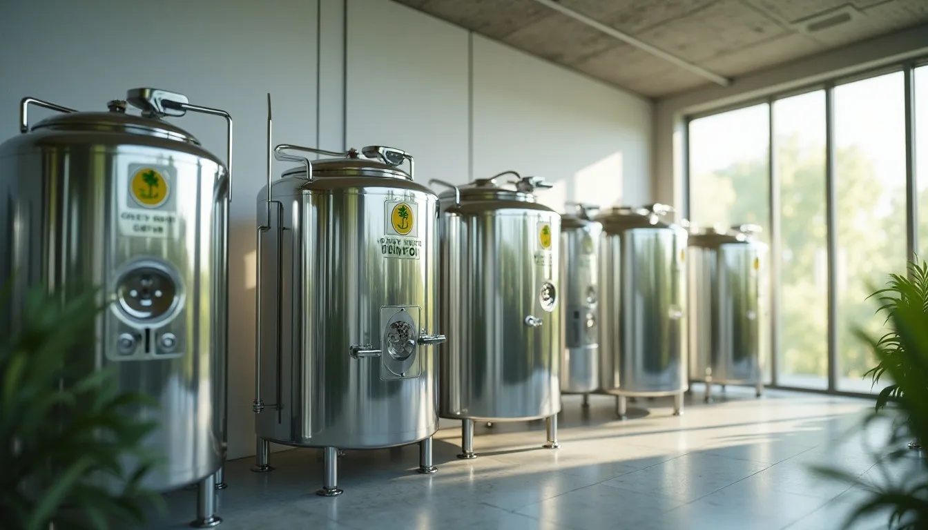 Paslanmaz Çelik Zeytinyağı Tankları – Metal Üretim